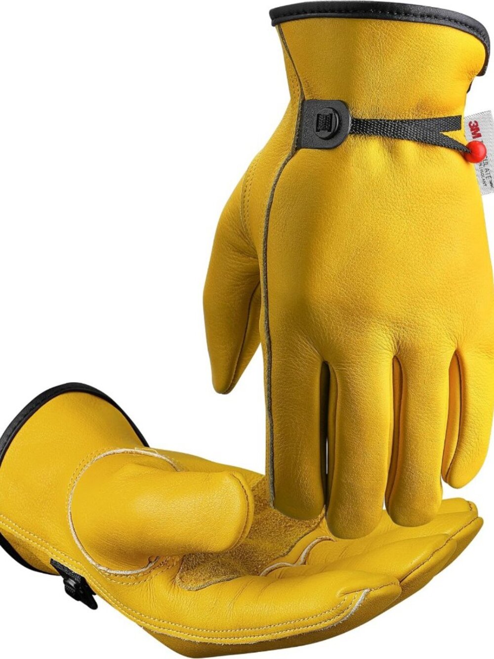 Winter Insulated Leather Work Gloves for Men & Women | Thermal 3M Lining, Cold